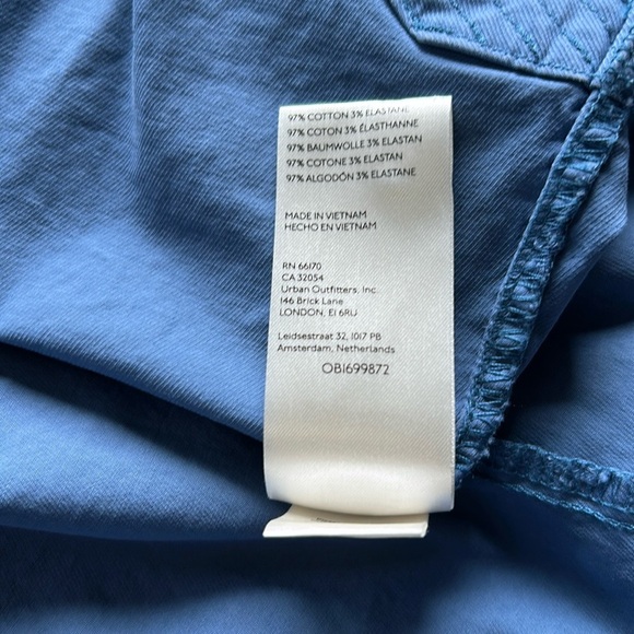 Anthropologie Pilcro Collared Shirt Dress Denim Medium Blue Sz 6 - Picture 13 of 16